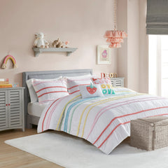 Mackenzie Cotton Comforter Set with Chenille Trim by Intelligent Design Kids