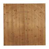 Wood Geometric Handmade Spiral Home Wall Decor - Brown - Roche River Decor