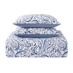 Oceanfront Resort Indienne Paisley Cotton Duvet Cover 3-piece Set