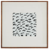 SAFAVIEH Home Nova 30-inch White/Black Framed Wall Art - Black/White