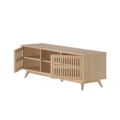 Plank and Beam Mid-Century Modern TV Stand