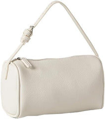 Molodo PU Leather Cylinder Bag for Women Versatile Handheld Crossbody Small Bag with Adjustable Strap Everyday Compact