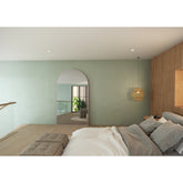 Glass Warehouse Large Arch Shape Stainless Steel Framed Mirror