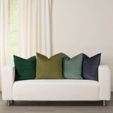 Siscovers Fluctuate Pleated Velvet Throw Pillow
