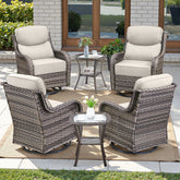 Pocassy 24"x24"x6" Thick Cushions Indoor/Outdoor Deep Seat Cushion