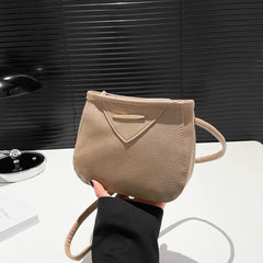 Women’s Crossbody Shoulder Bag, Stylish Color-Block Purse with Inner Pouch, Small Tote Handbag for Daily, Work
