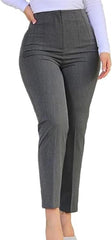 Womens High Waisted Pants 2025 Trendy Pleated Straight Leg Dress Pant Business Work Casual Trousers