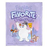 Warner Brothers Frosty the Snowman Everyones Favorite Snowman Silk Touch Throw Blanket