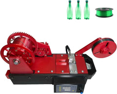 3D Printer Extruder Filament Maker Machine, Desktop Filament Maker Machine, Recycled PET Bottle Recycler for Families, DIY Makers, Small Studios (Red)