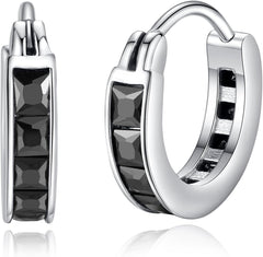 GAVU Vintage Stainless Steel Hoop Earrings for Men
