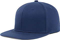 Zylioo Oversize XXL Snapback Cap,Extra Large Flat Bill Snapback Hats,L M Blank Structured Cap for Men Women