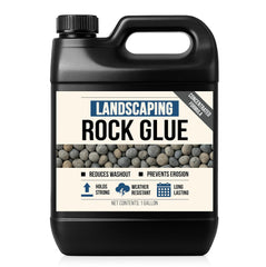 Landscape Mulch & Rock Glue – Heavy-Duty Ground Cover Adhesive for Mulch, Wood Chips, Pebbles & Gravel – Weather-Resistant Landscaping Bonding Spray (Rock Glue, 1 Gallon)