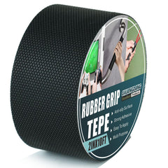 Black Grip Tape,4In x10Ft,Rubber Anti Slip Tape,Textured Ultra-Thin Grip Tape for desktops, Grips, armrests,Small Objects,Mobile Phones, Secure Hold,Friction,Comfort,DIY,Wear-Resistant