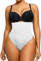 SHAPELLX Shapewear Tummy Control Seamless High Waisted Body Shaper Waist Slimming Thong Underwear Girdle Tummy Slimmer
