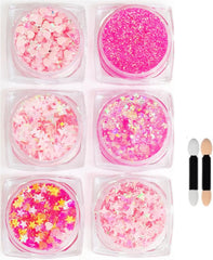 Body Glitter Face Hair Glitter Makeup Festival Sequin Gel for Halloween Christmas Concerts Rave Party (Black)