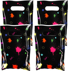 50 Pieces Golf Gift Bags with Handle, Plastic Treat Candy Bag Sport Favor Bags For Kids Birthday Party Decoration Supplies