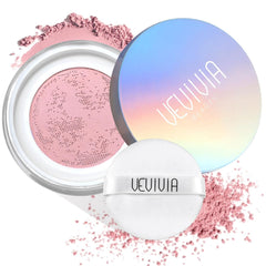 Vevivia Setting Powder - Creaseless Face Powder, Long Lasting Loose Powder Makeup with Blurring and Natural Finish, Loose Setting Powder for All Skin Types, Shine Control, Up to 24 Wear, Lavender