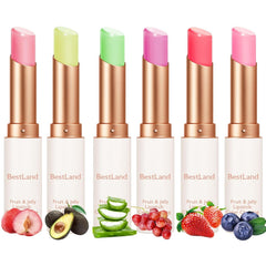3 Pcs/Set Avocado, Grape & Blueberry Jelly Lipstick Set, Color Changing Lip And Cheek Stain | PH-Activated Temperature Reactive Moisturizing Lipstick for Dry & Mature Lips, Hydrating Long-Lasting Lip