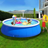 Inflatable Swimming Pool w/Durable PVC Material,Easy Installation