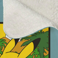 Pokemon Pikachu's Adventure Sherpa Throw Blanket