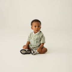 Kith Baby Birdseye Pearson Henley Pullover - Spear