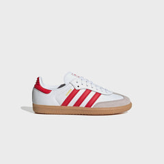 adidas GS Samba OG - White / Better Scarlet / Gum 3