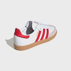 adidas GS Samba OG - White / Better Scarlet / Gum 3