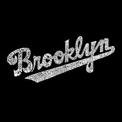 LA Pop Art Men's Word Art Crewneck Sweatshirt - New Brooklyn