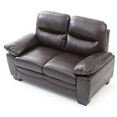 Marta Faux Leather Loveseat