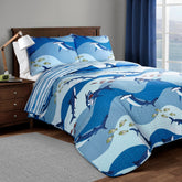 Lush Decor Shark Allover Quilt Set