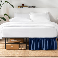Bare Home Adjustable Wrap Around Bed Skirt