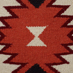 Rizzy Home Southwest Handcrafted Rust/Orange Throw Pillow - 18-inch