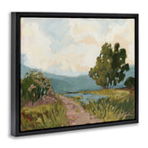 Stupell Path to Distant Countryside Framed Floater Canvas Wall Art Design By Sara Baker