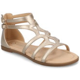 Journee Women's Genneva Medium and Wide Width Flat Sandals
