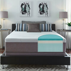 Slumber Solutions 14-inch Gel Memory Foam Choose Your Comfort Mattress - White