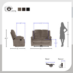 Fremont & Park Fremont & Park Hargreave Double Reclining Loveseat