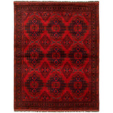 Hand-knotted Finest Khal Mohammadi Red Wool Rug - 5'1 x 6'6/5'1" x 6'6"