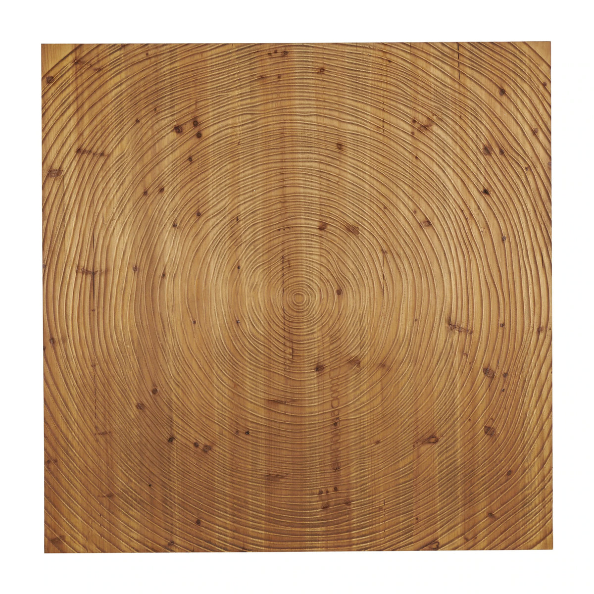 Wood Geometric Handmade Spiral Home Wall Decor - Brown - Roche River Decor