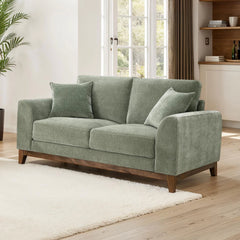 Furniture of America Lurek Mid Century Modern Chenille Loveseat