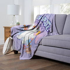 Warner Brothers Frosty the Snowman Everyones Favorite Snowman Silk Touch Throw Blanket