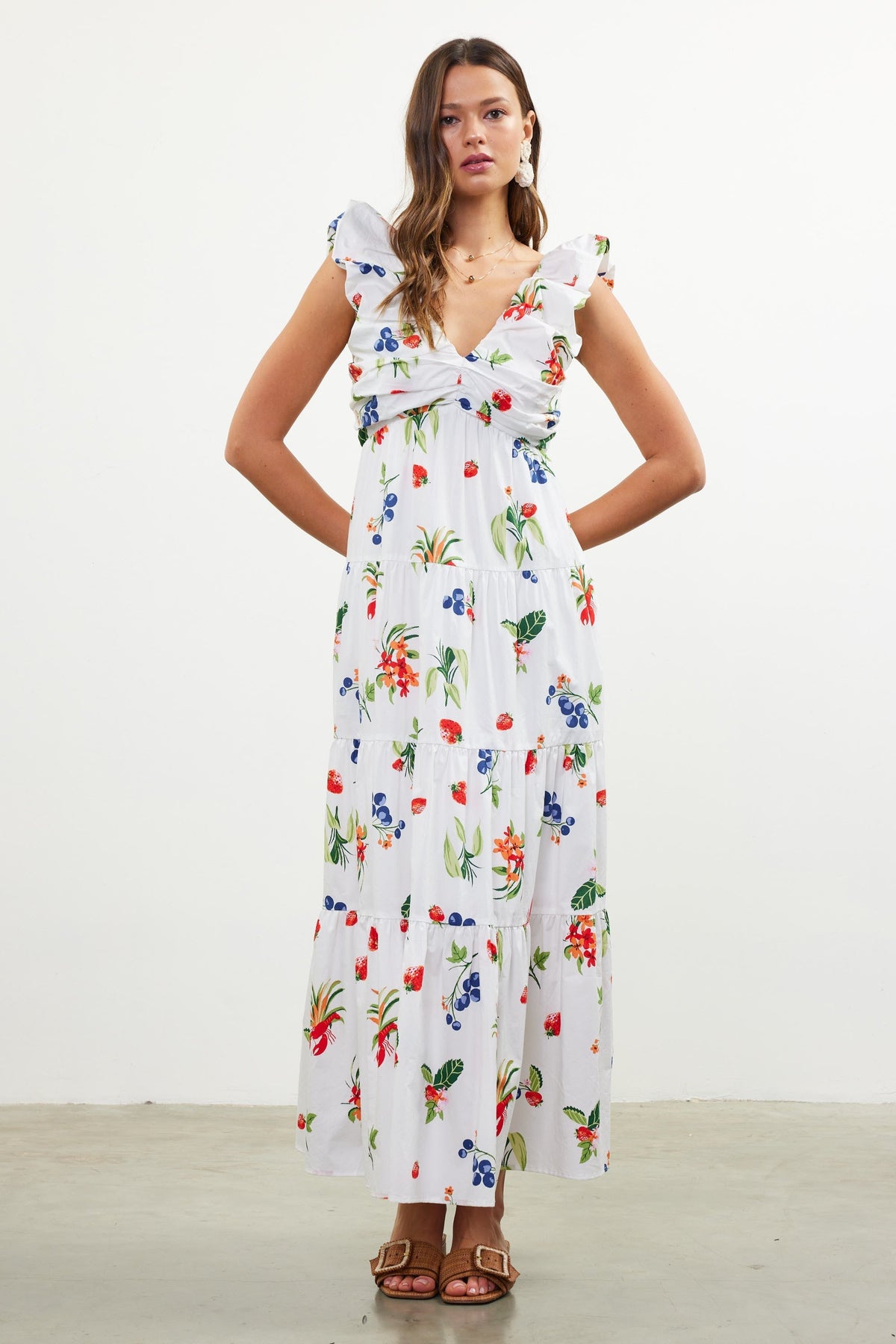 Fruit Cocktail Maxi Dress