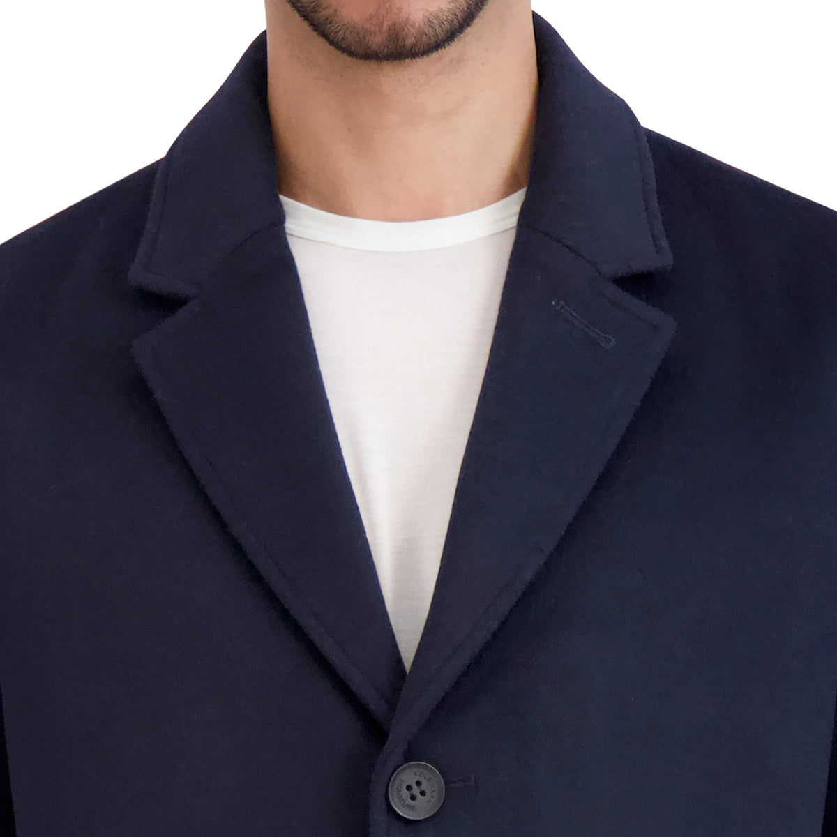 Cole Haan Men's Wool Blend Melton Coat
