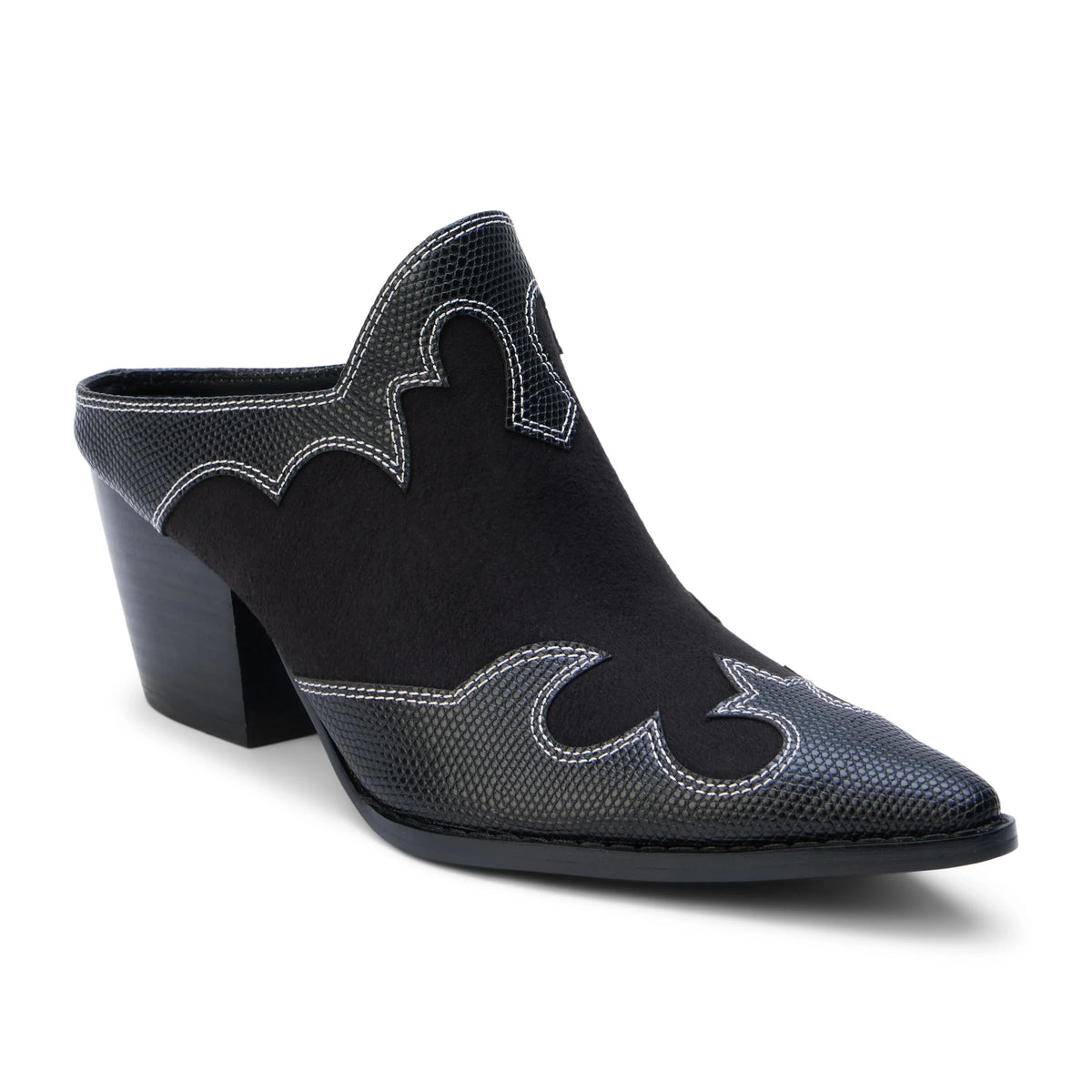 Coconuts by Matisse Jordie Western Embroidered Mule