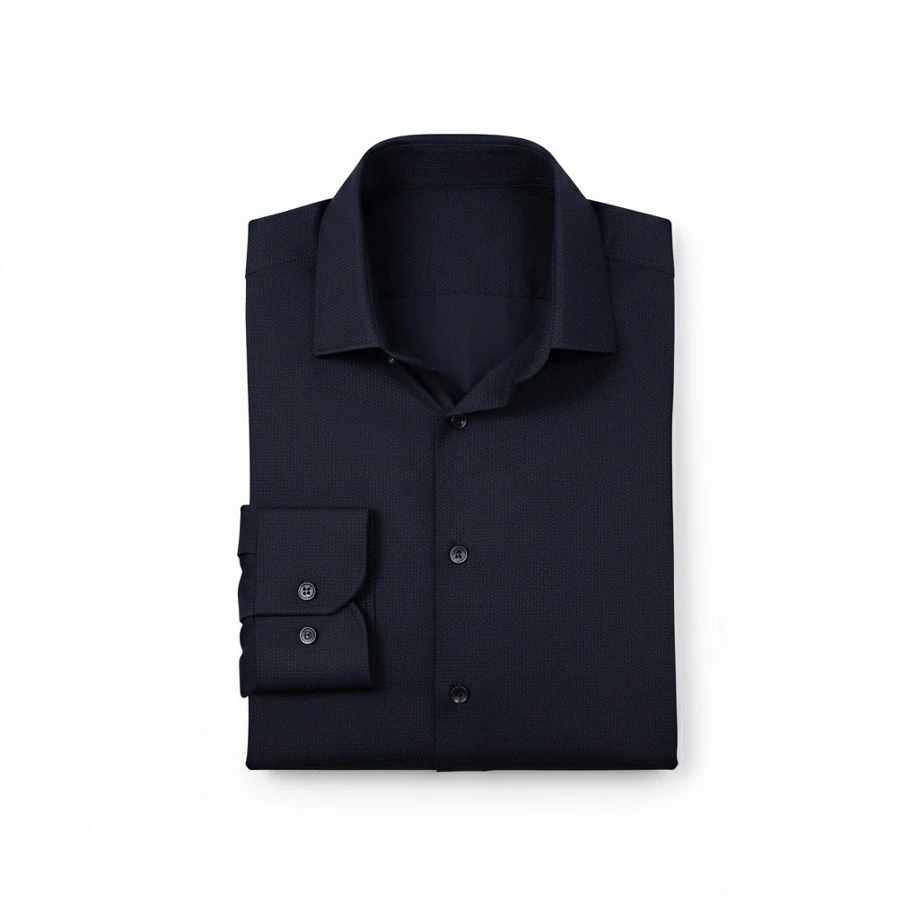 Ben Sherman Men's Basketweave Dobby Dress Shirt - Slim Fit