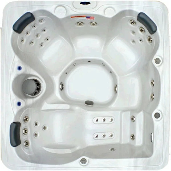 Home and Garden 5-person 51-jet Spa with Stainless Jets and Ozone - 80"x80"x34"