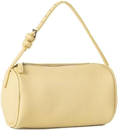 Molodo PU Leather Cylinder Bag for Women Versatile Handheld Crossbody Small Bag with Adjustable Strap Everyday Compact