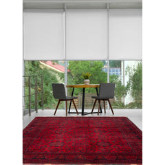 ECARPETGALLERY Hand-knotted Finest Khal Mohammadi Red Wool Rug - 4'11 x 6'6