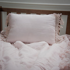 Rizzy Home Tatum Fringe Decorative Sham - 12" X 18"