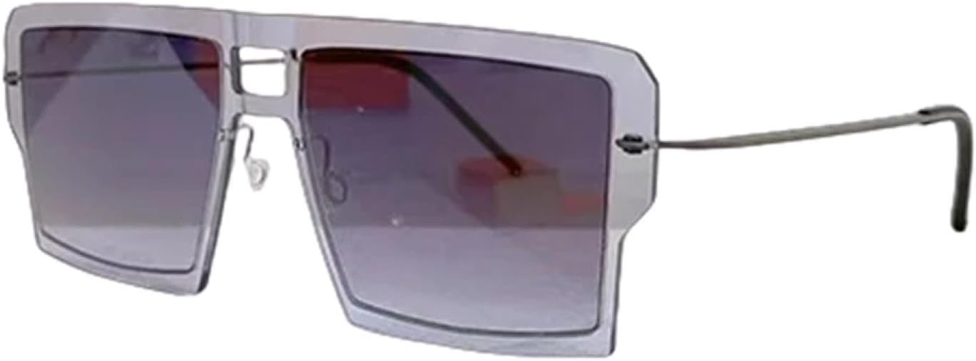 Sunglasses Men Big Titanium Screwless Sunglasses Eyeglasses