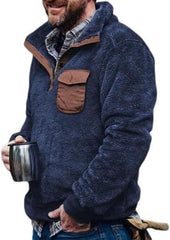 Western Pullover Sweayer Hoodie Tribal Western Vintage Sweaters with Pocket Mens Aztec Fleece Jackets Top